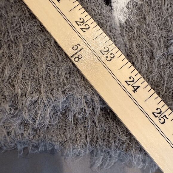 Max Mara Furetto cotton blend crewneck sweater Gray with Ferret Print Size Small - Picture 11 of 12